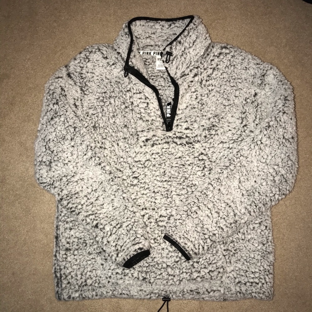 Victoria’s Secret Pink Sherpa Half Zip